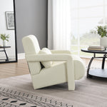 Walker Edison | Contemporary Modern Linen Upholstered Accent Chair Beige Thumbnail