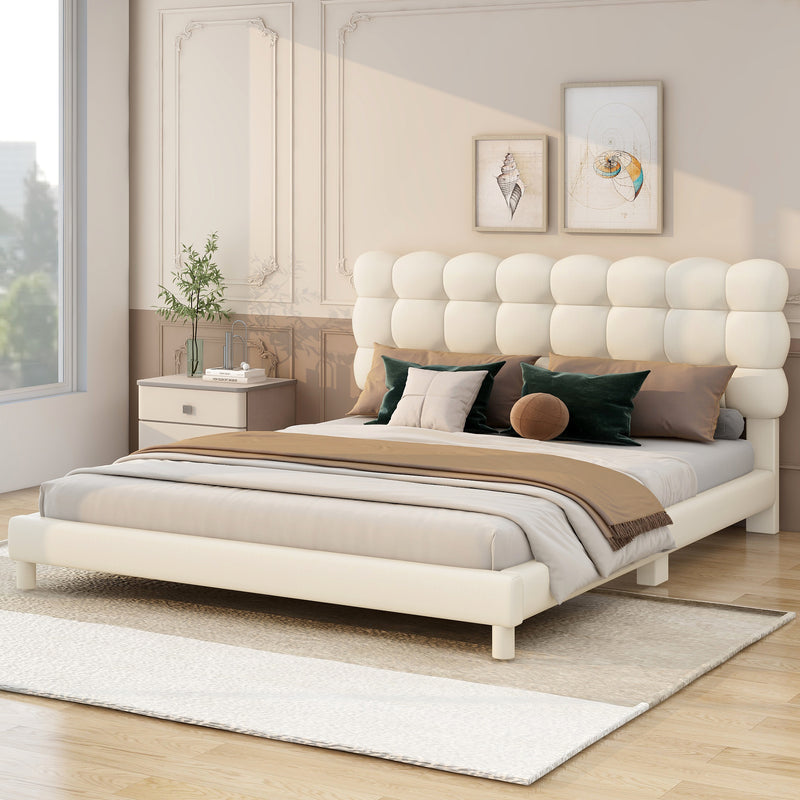 Walker Edison | Modern Full Size Upholstered Platform Bed