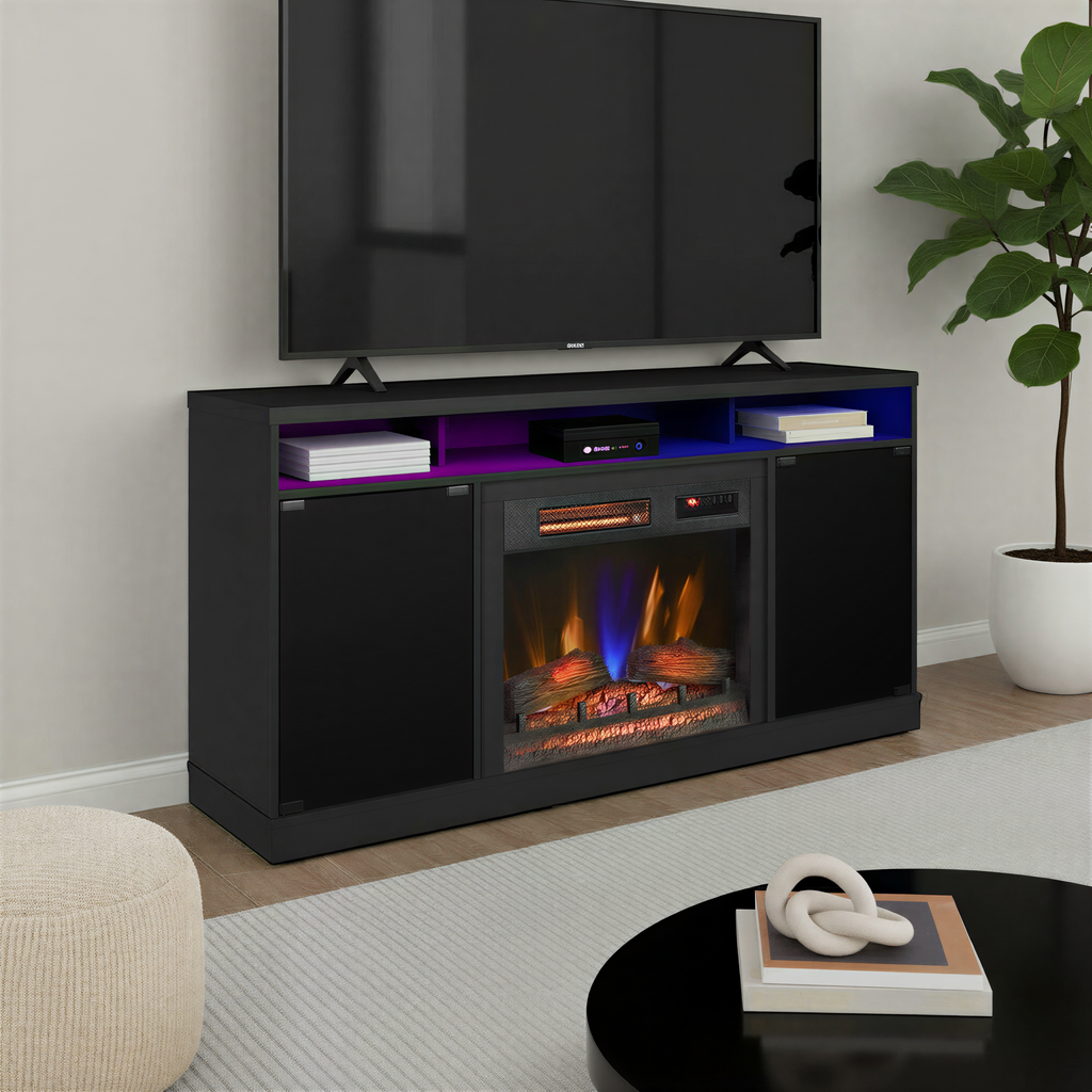 duraflame® Electric Fireplace TV Stand with Modern LED Accent
