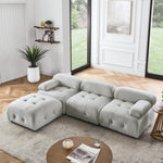 Walker Edison | Modular Cloud Sectional Sofa Thumbnail