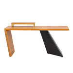 Walker Edison | Modern Wooden 63" Writing Desk with Monitor Stand Thumbnail