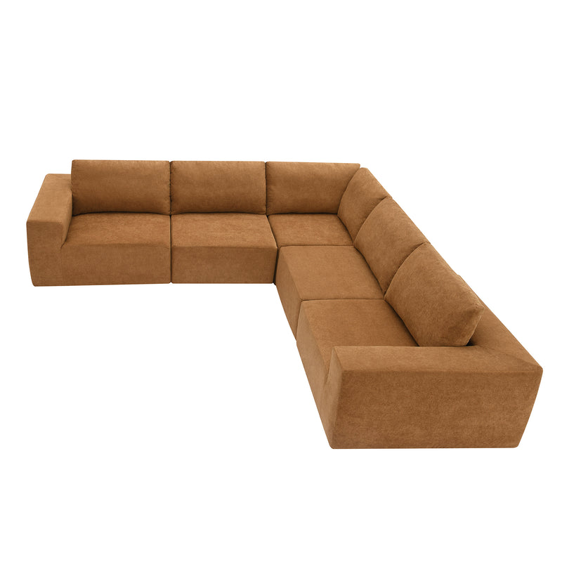 Walker Edison | Modular L-Shaped Sectional Sofa