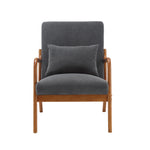 Walker Edison | Modern Accent Chair with One Pillow Thumbnail