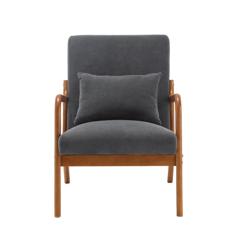 Walker Edison | Modern Accent Chair with One Pillow