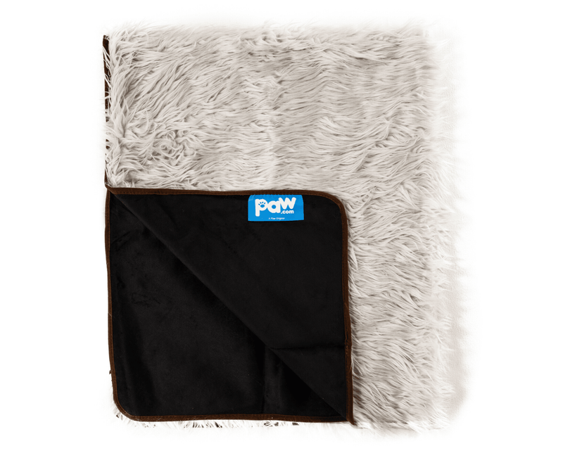Paw - CatNap™ Anti-Scratch & Waterproof Throw Blanket - Grey Cat Blankets Paw.com 
