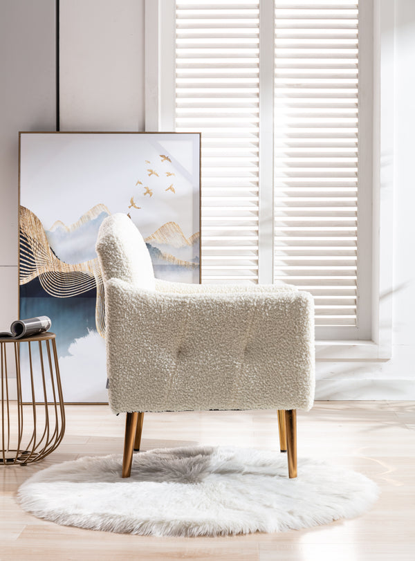 Walker Edison | Classic Modern Tufted Teddy Accent Chair