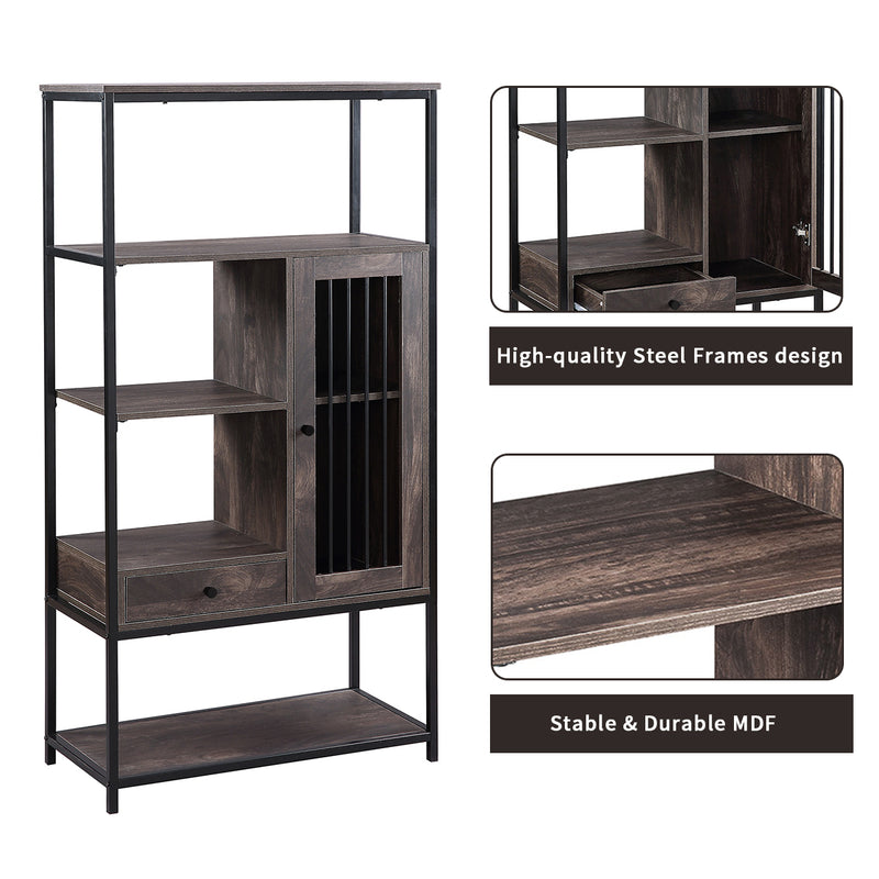 Walker Edison | Multi-functional Decorative Storage Shelving Bookshelf