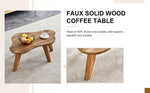 Walker Edison | Modern Minimalist Cloud Shape Coffee Table Set of Two Thumbnail