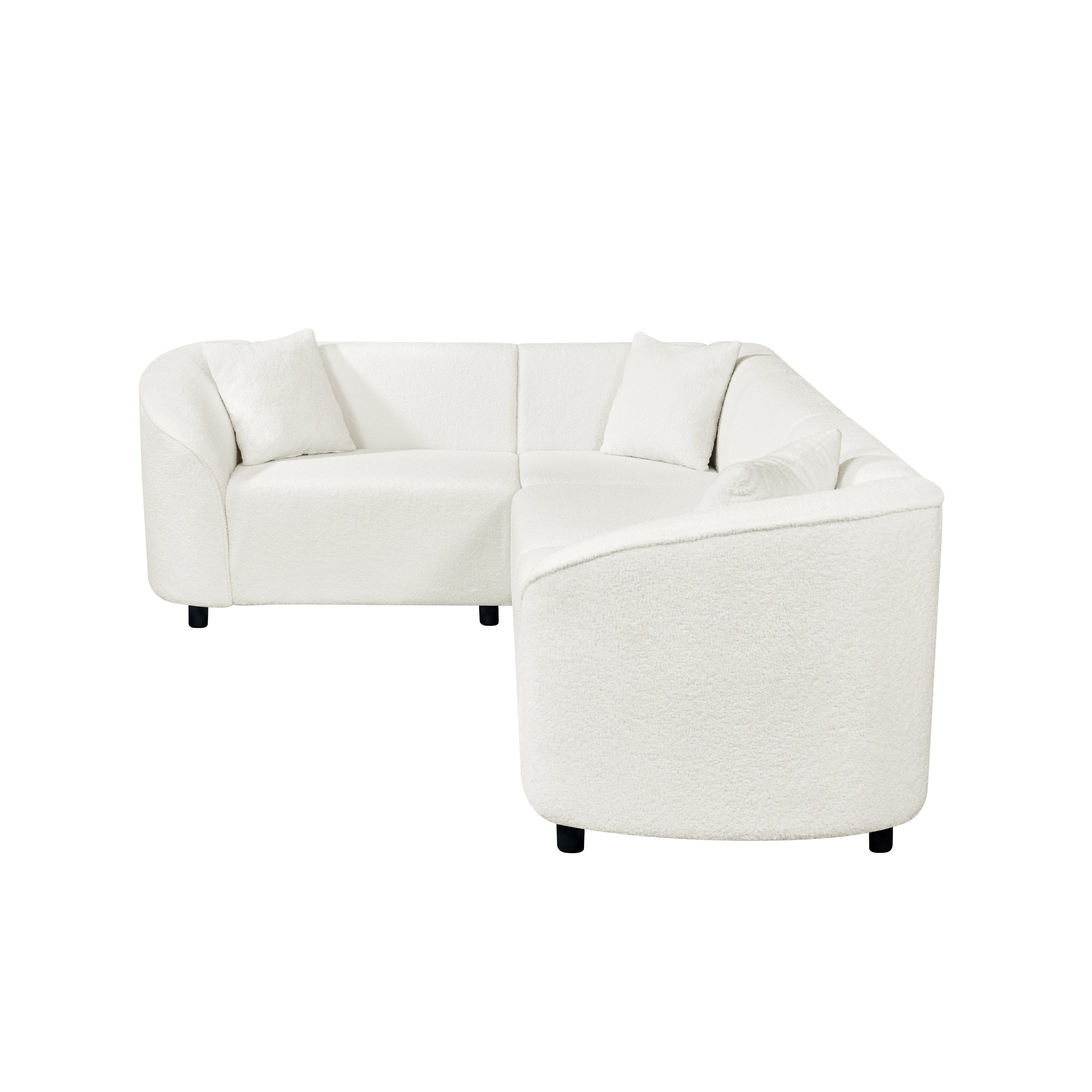 Walker Edison Sectional Sofa - Thumbnail 4
