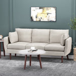 Walker Edison | Elevated Traditional Sofa Beige Thumbnail