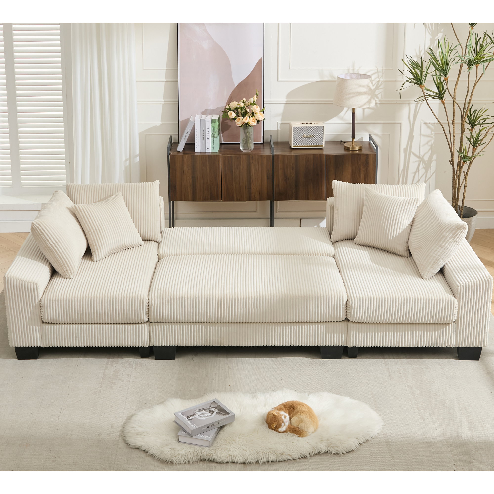 Walker Edison Sleeper Sofa - Thumbnail 3