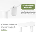 Walker Edison | Sleek Cloud-shape Design Coffee Table Thumbnail