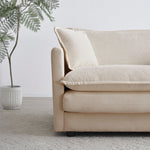 Walker Edison | Chenille Upholstered Comfy Deep Single Seat Sofa Chair Thumbnail