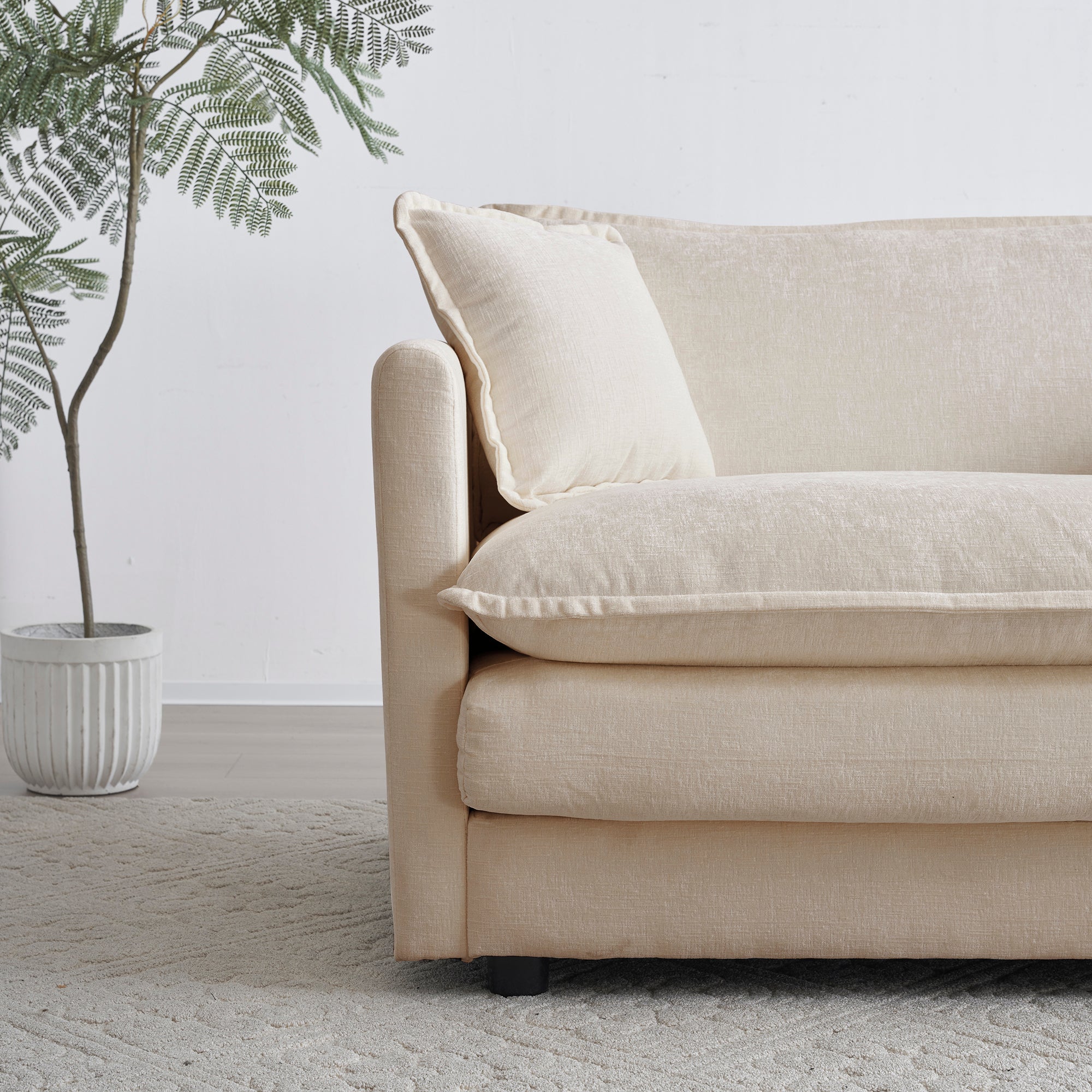 Walker Edison Sectional Sofa - Thumbnail 4