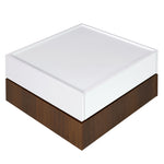 Walker Edison | Square Rotating Coffee Table with 2 Drawers Thumbnail