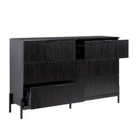 paris modern scandinavian reeded dresser reviews Trendy Reeded Dresser