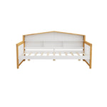 Walker Edison | Twin Size House Shape Daybed with Trundle and Bookcase Headboard Thumbnail