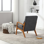 Walker Edison | Modern Accent Chair with One Pillow Thumbnail