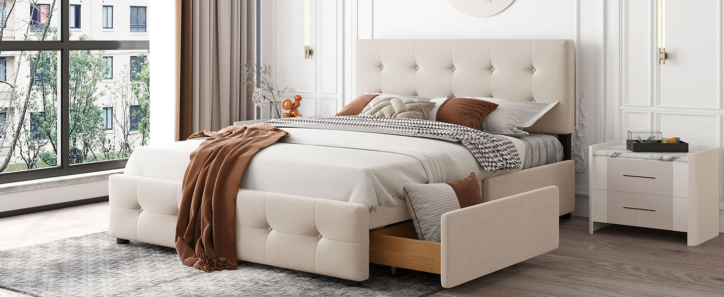 Walker Edison Platform Bed - Thumbnail 5