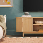 Chloe Modern Reeded TV Stand Thumbnail