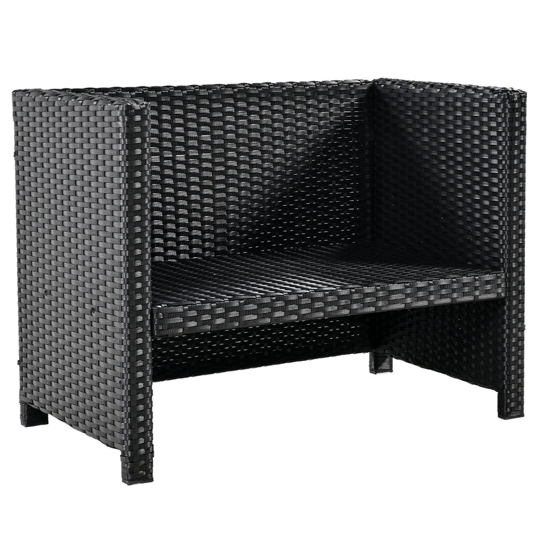 Walker Edison | Outdoor Wicker Spa Surround Frame