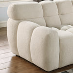 Walker Edison | Boucle Marshmallow Cloud Loveseat Sofa Thumbnail