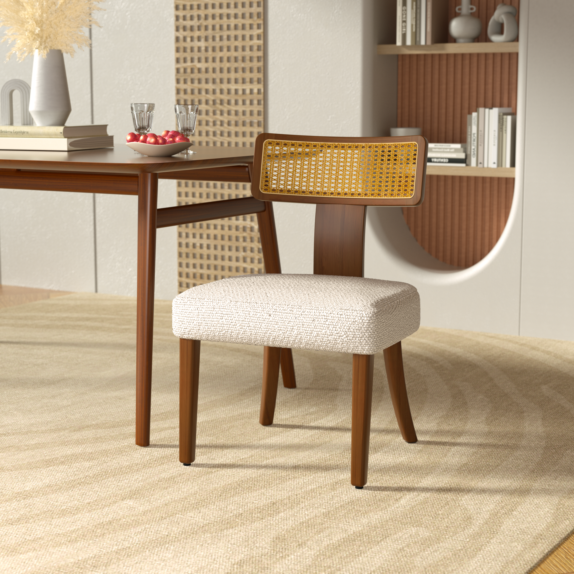 Walker Edison Mid Century Modern Dining Chairs - Thumbnail 2