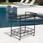 Walker Edison | Metal Sleek Bar Cart Thumbnail