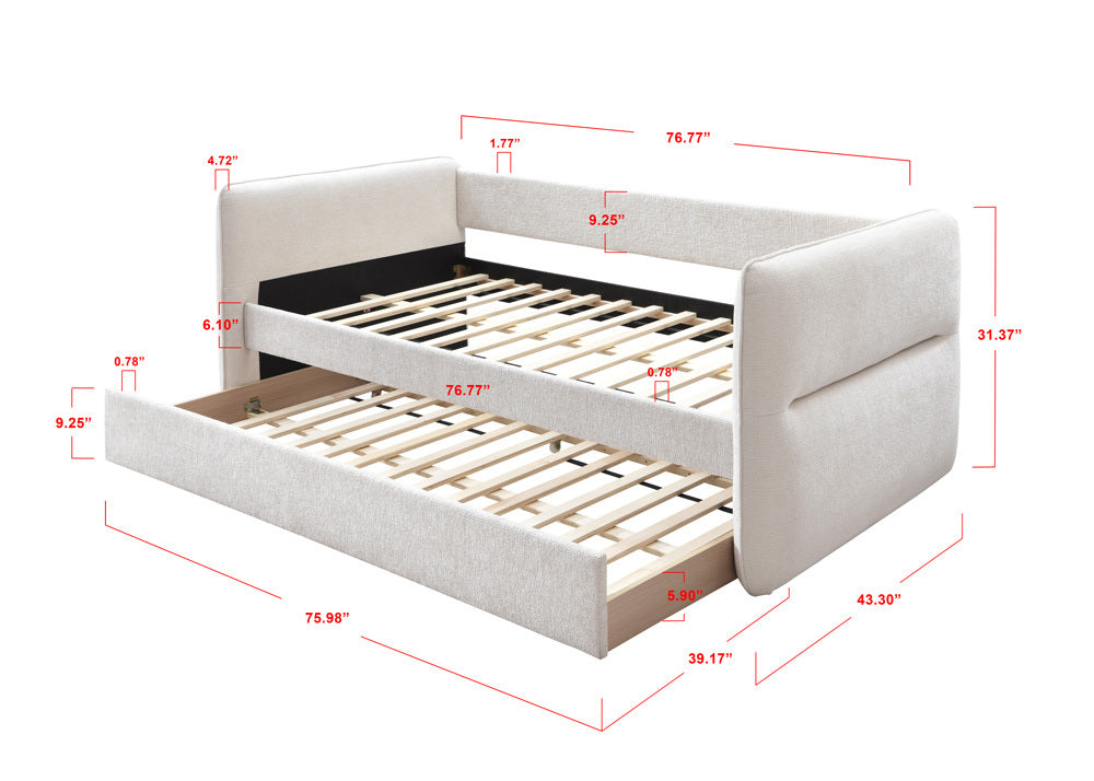 Walker Edison Daybed - Thumbnail 4