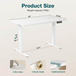 Walker Edison | White Electric Height Adjustable Standing Desk Thumbnail