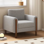 Walker Edison | Boucle Accent Chair Thumbnail