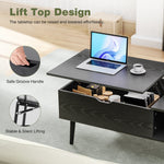 Walker Edison | Lift Top Coffee Table Desk with Storage Thumbnail