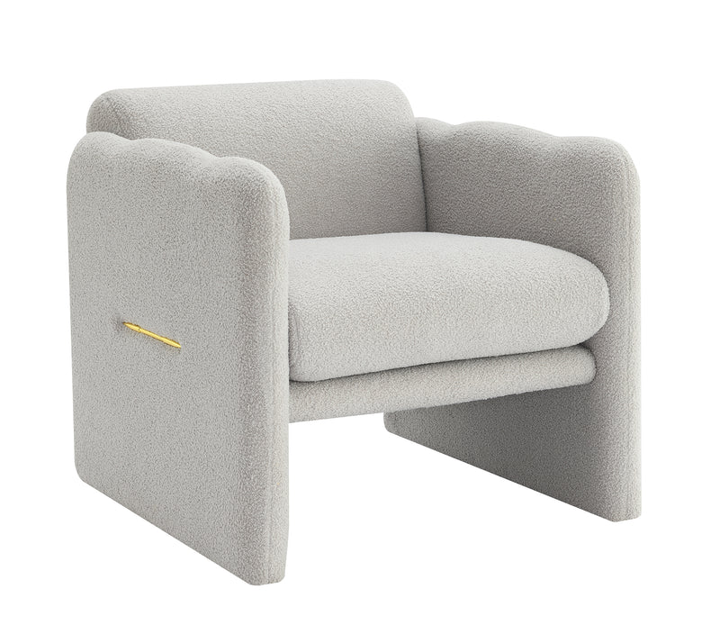 Walker Edison | Modern Teddy Cloud Arm Chair