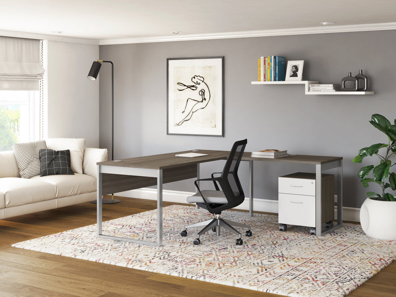 Walker Edison | Porvata L-Shaped 72" Desk