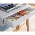 Walker Edison | White & Oack Ladder Desk Thumbnail