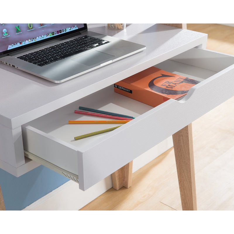 Walker Edison | White & Oack Ladder Desk