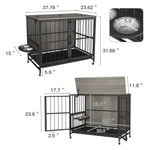 Walker Edison | Modern Kennel Dog Crate Table Thumbnail