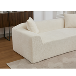 Walker Edison | Boucle Cloud Sofa Set Thumbnail