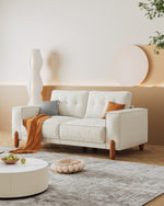 Walker Edison | Modern Teddy Tufted Loveseat Couch Thumbnail