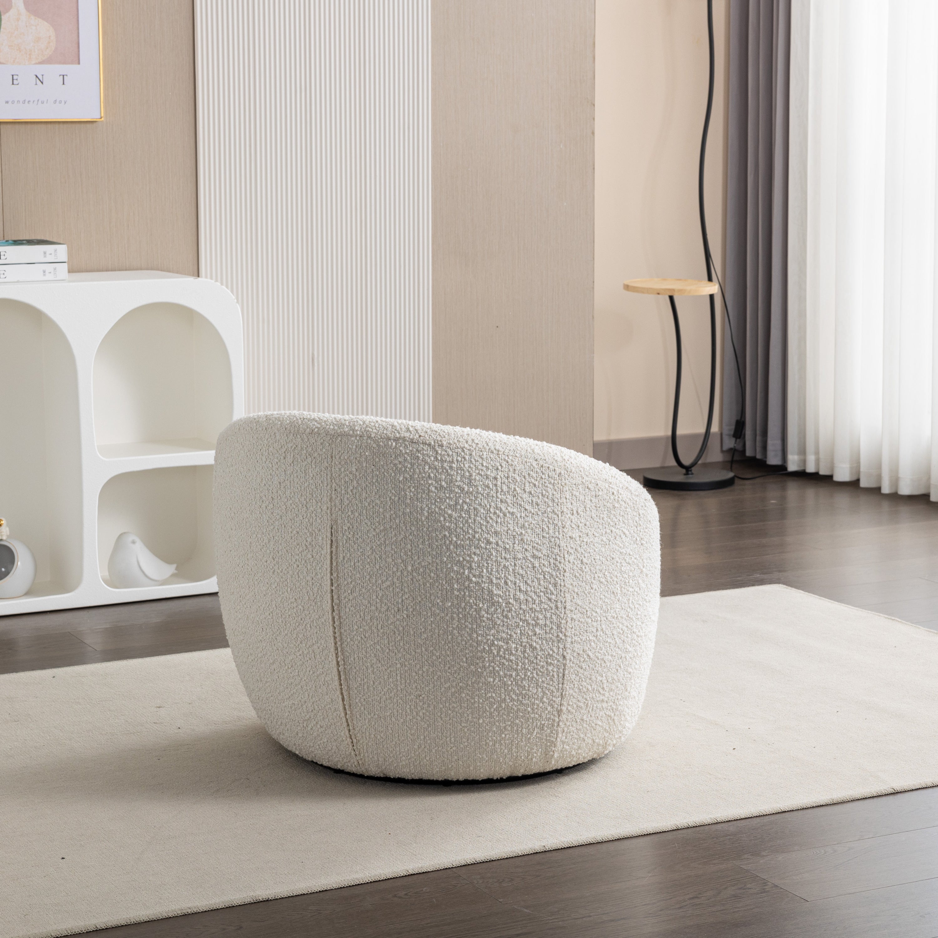 Walker Edison Swivel Chair - Thumbnail 4