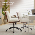 Walker Edison | Oversize Criss-Cross Desk Chair with Wheels Thumbnail