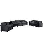 Walker Edison | 3 Piece Cloud Sofa Set Thumbnail