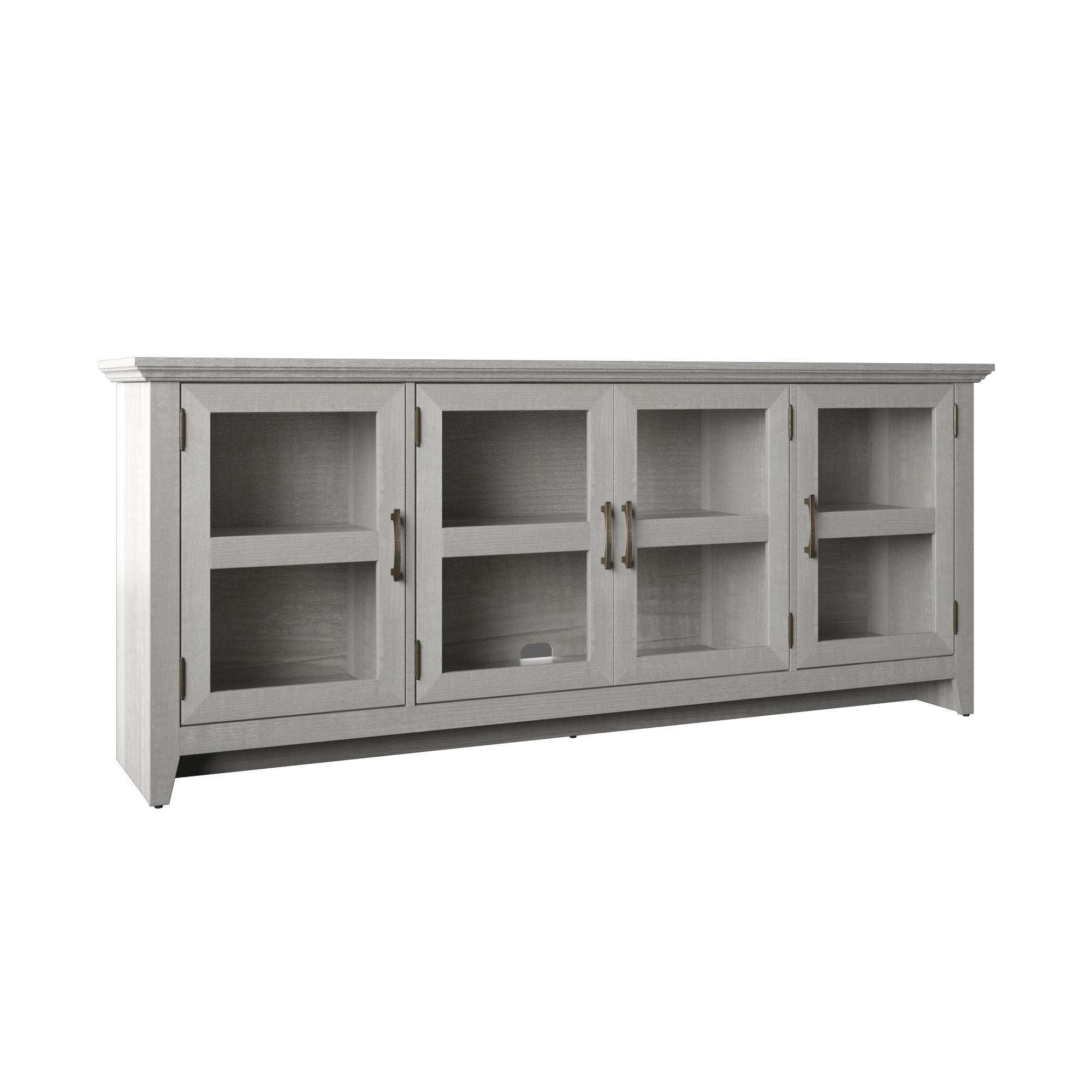 Tempered Glass Doors 72' TV Stand Media Console – Walker Edison