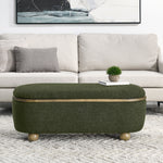 Walker Edison | Upholstered Storage Ottoman Bench Thumbnail