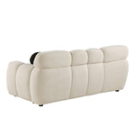 Walker Edison | Boucle Marshmallow Cloud Loveseat Sofa Thumbnail