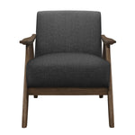 Walker Edison | Elevated Traditional Upholstered Accent Chair Thumbnail