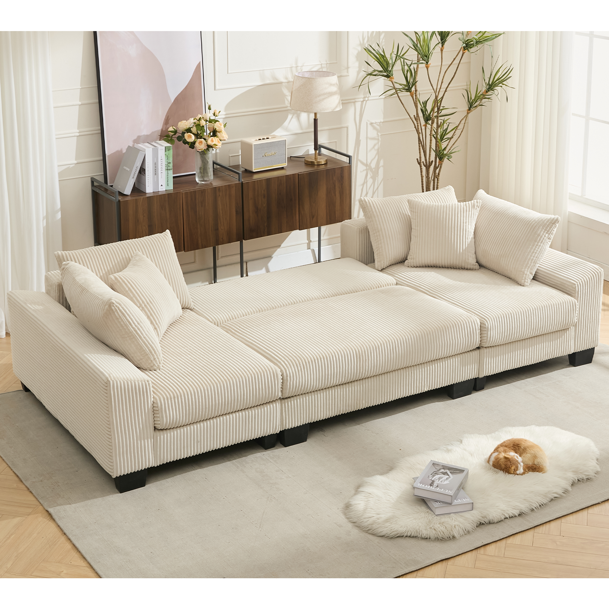 Walker Edison Sleeper Sofa - Thumbnail 5