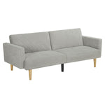 Walker Edison | Velvet Loveseat Futon Sofa Bed Thumbnail