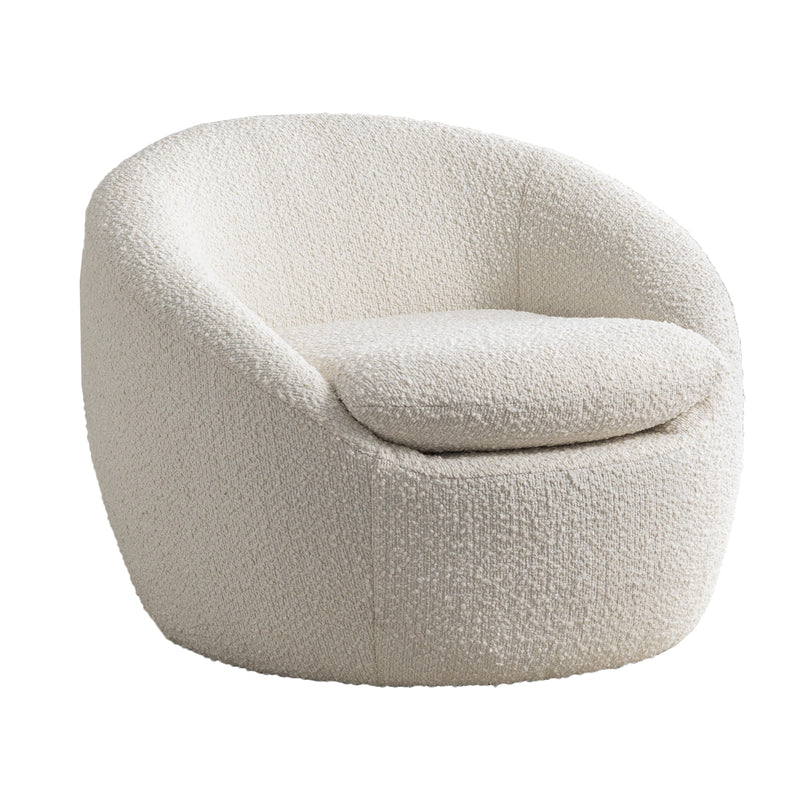 Walker Edison | Boucle Swivel Chair