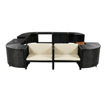 Walker Edison | Outdoor Wicker Spa Surround Frame Thumbnail